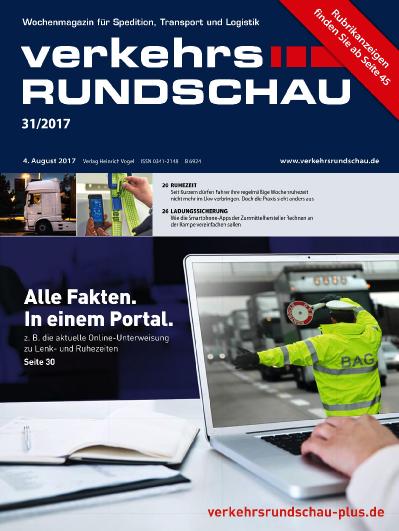 Verkehrs Rundschau Nr 31 (2017)