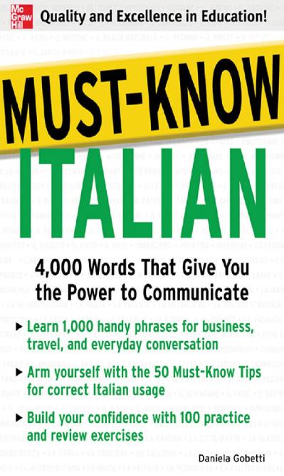 Must Know Italian