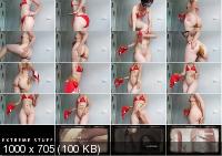 striptease pooping smearing in red bikini with nastygirl [FullHD / 2019]